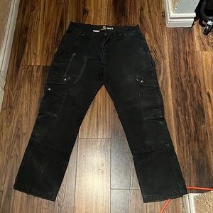 Black Carhartt relaxed fit pants 34/30
